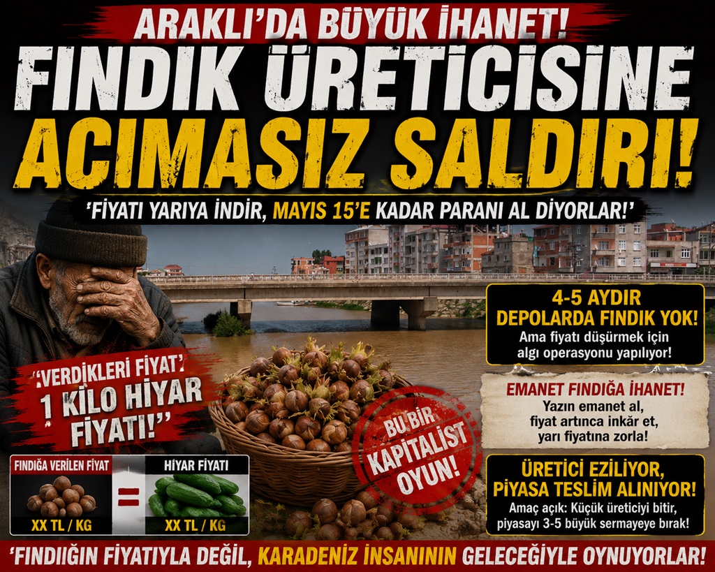 “Bir Kilo Hıyar Parasına Fındık!”