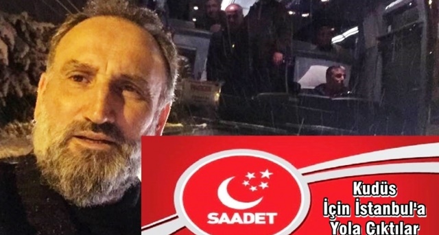 Araklı'dan ‘Büyük Kudüs Mitingi' İçin Yola Çıktılar