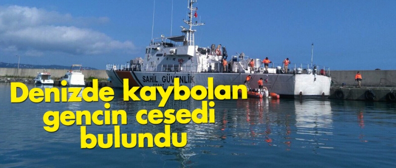 Kaybolan gencin cesedi bulundu  