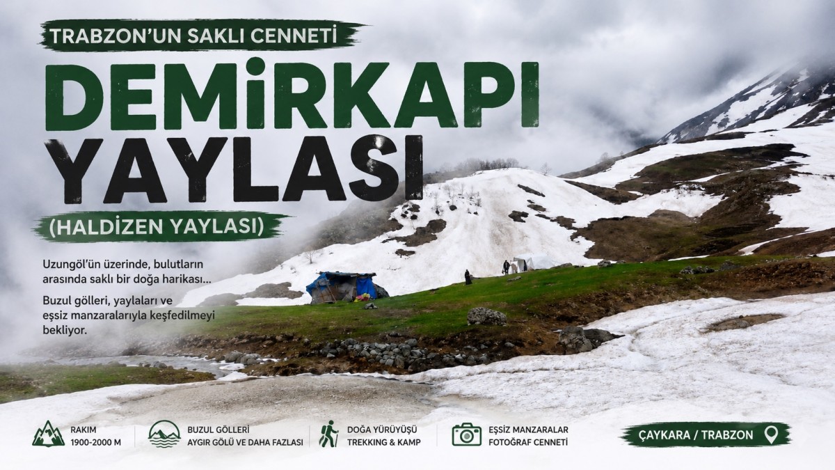 Demirkapı (Haldizen) Yaylası: Trabzon’un Saklı Cenneti